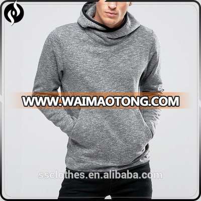 2017 clothing men long sleeve fashion grey xxxxl plain hoodies and sweatshirts