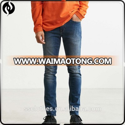 2017 Best price multi-pocket cotton skinny jeans denim jeans for man