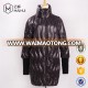 Fashion Original Design Women Long Duck Down Jacket With Rib Sleeve